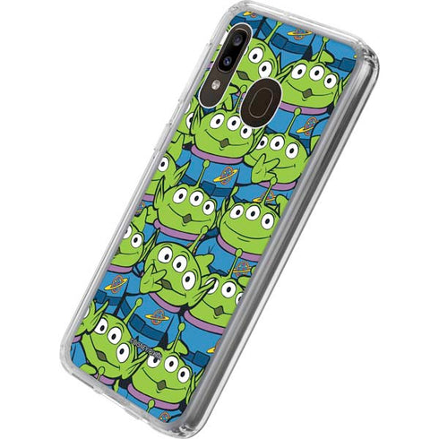 Disney Toy Story Alien Collage Galaxy A20 Clear Case