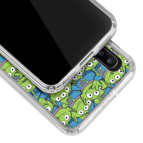 Disney Toy Story Alien Collage Galaxy A30 Clear Case