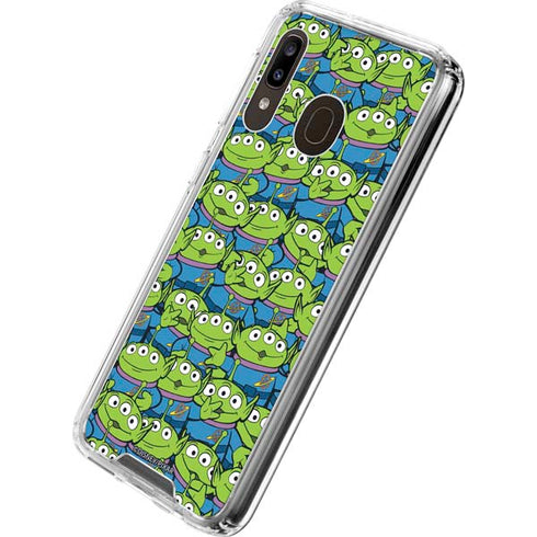 Disney Toy Story Alien Collage Galaxy A30 Clear Case