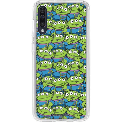 Disney Toy Story Alien Collage Galaxy A50 Clear Case