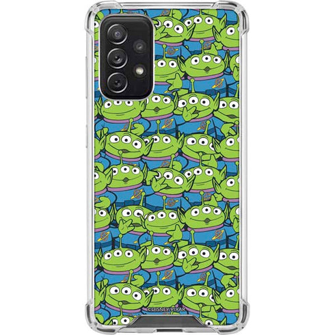 Disney Toy Story Alien Collage Galaxy A72 5G Clear Case