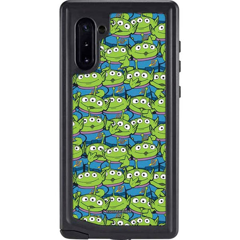 Disney Toy Story Alien Collage Galaxy Note 10 Waterproof Case