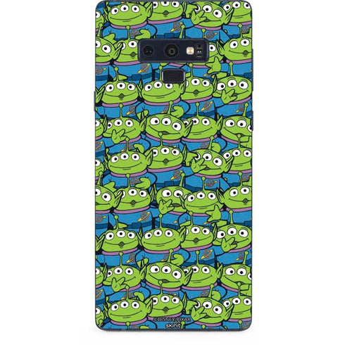 Disney Toy Story Alien Collage Galaxy Note 9 Skin