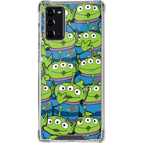 Disney Toy Story Alien Collage Galaxy Note20 5G Clear Case