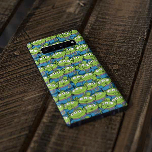 Disney Toy Story Alien Collage Galaxy S10 Skin