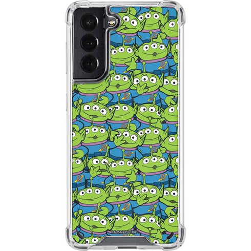 Disney Toy Story Alien Collage Galaxy S21 5G Clear Case