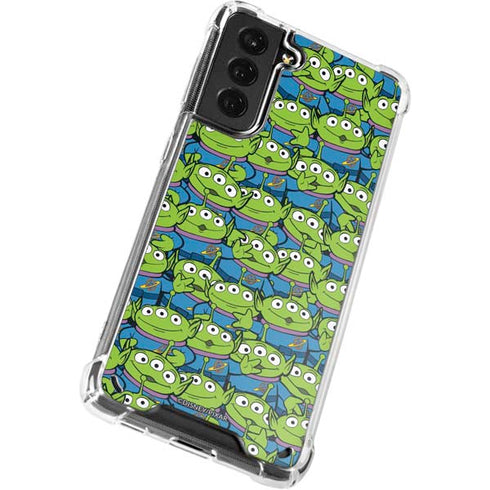 Disney Toy Story Alien Collage Galaxy S21 5G Clear Case