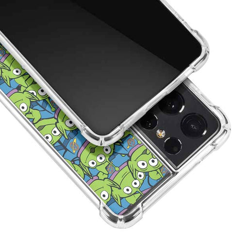 Disney Toy Story Alien Collage Galaxy S21 Ultra 5G Clear Case