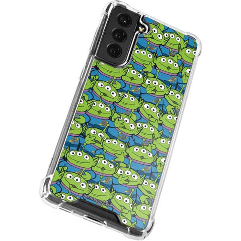 Disney Toy Story Alien Collage Galaxy S22 Plus Clear Case