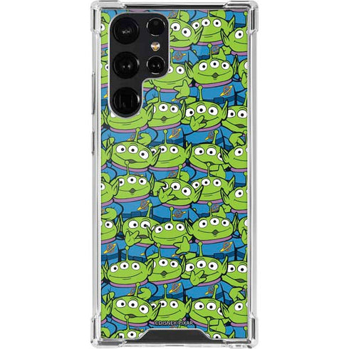 Disney Toy Story Alien Collage Galaxy S22 Ultra Clear Case