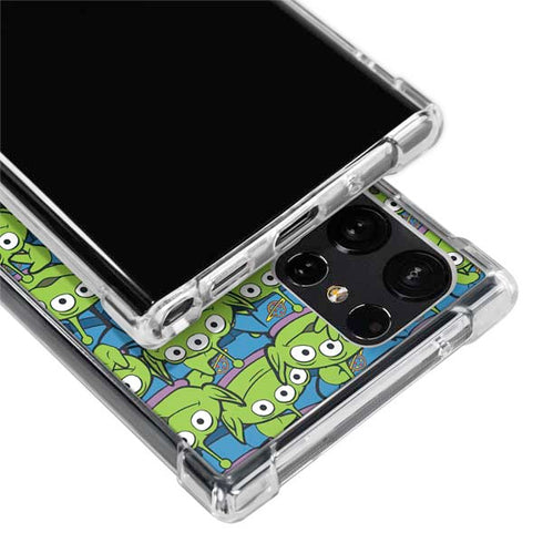 Disney Toy Story Alien Collage Galaxy S22 Ultra Clear Case
