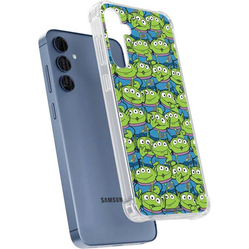 Disney Toy Story Alien Collage Galaxy S24 Clear Case