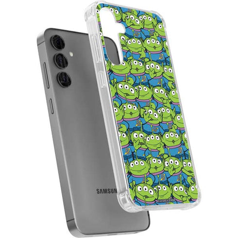 Disney Toy Story Alien Collage Galaxy S24 Plus Clear Case
