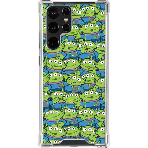Disney Toy Story Alien Collage Galaxy S24 Ultra Clear Case