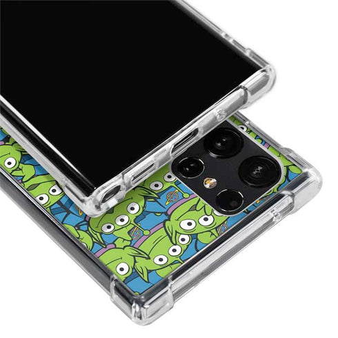 Disney Toy Story Alien Collage Galaxy S24 Ultra Clear Case