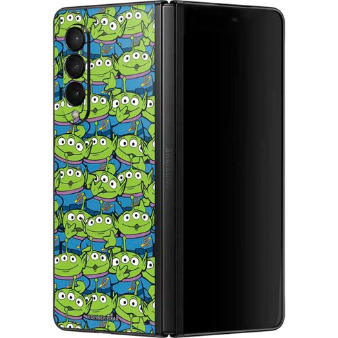 Disney Toy Story Alien Collage Galaxy Z Fold3 5G Skin