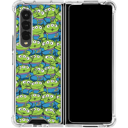 Disney Toy Story Alien Collage Galaxy Z Fold4 5G Clear Case
