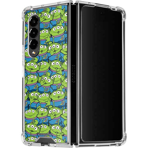 Disney Toy Story Alien Collage Galaxy Z Fold4 5G Clear Case