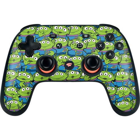 Disney Toy Story Alien Collage Google Stadia Controller Skin