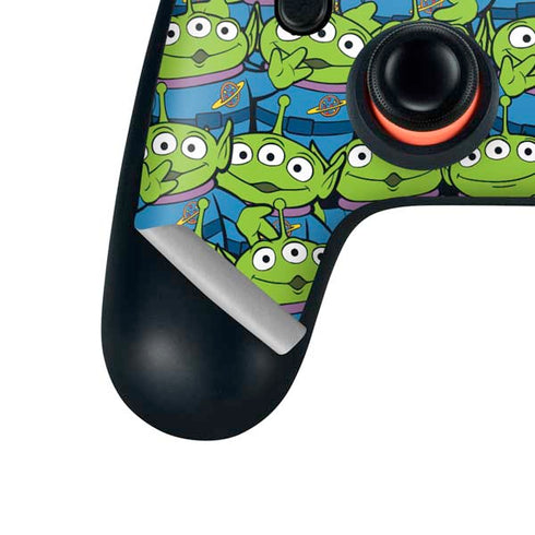 Disney Toy Story Alien Collage Google Stadia Controller Skin