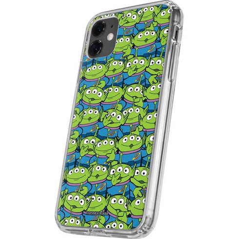 Disney Toy Story Alien Collage iPhone 11 Clear Case