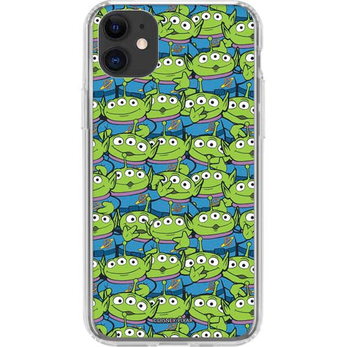 Disney Toy Story Alien Collage iPhone 11 Clear Case