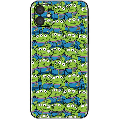 Disney Toy Story Alien Collage iPhone 11 Skin