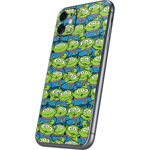 Disney Toy Story Alien Collage iPhone 11 Skin