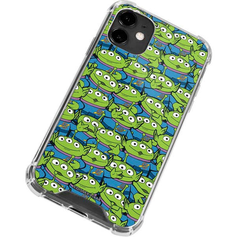 Disney Toy Story Alien Collage iPhone 12 Clear Case