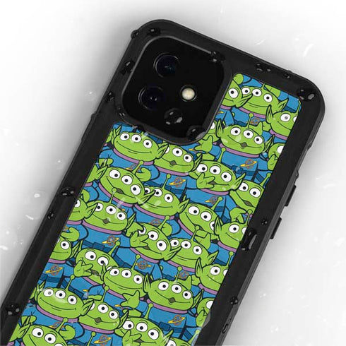 Disney Toy Story Alien Collage iPhone 12 Mini Waterproof Case
