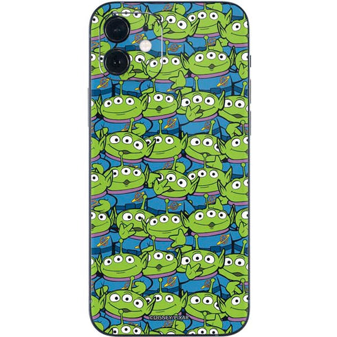 Disney Toy Story Alien Collage iPhone 12 Skin