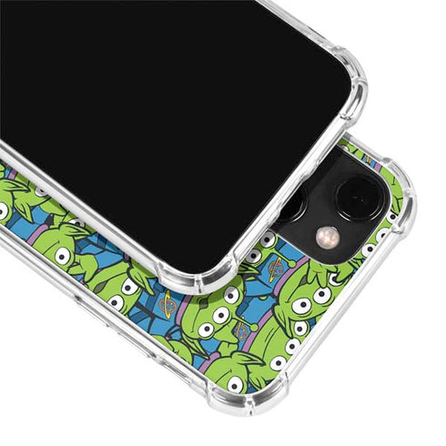 Disney Toy Story Alien Collage iPhone 14 Plus Clear Case