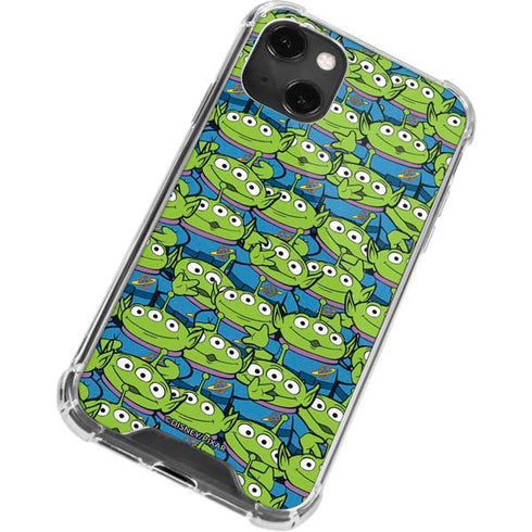Disney Toy Story Alien Collage iPhone 14 Plus Clear Case