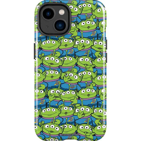 Disney Toy Story Alien Collage iPhone 14 Plus Impact Case
