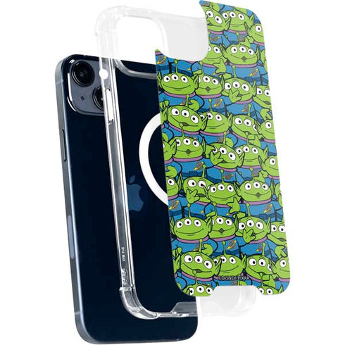 Disney Toy Story Alien Collage iPhone 15 Plus MagSafe Case