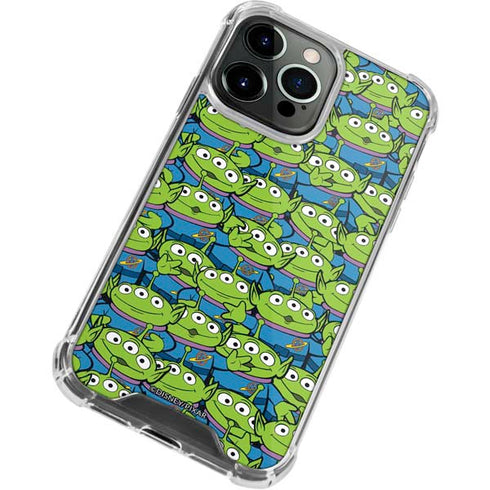 Disney Toy Story Alien Collage iPhone 15 Pro Clear Case