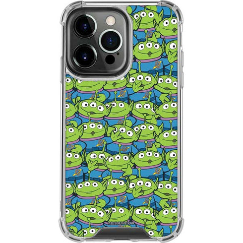 Disney Toy Story Alien Collage iPhone 14 Pro Clear Case