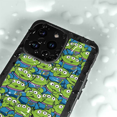 Disney Toy Story Alien Collage iPhone 14 Pro Max Waterproof Case