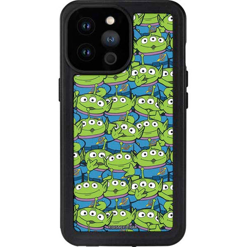 Disney Toy Story Alien Collage iPhone 14 Pro Max Waterproof Case
