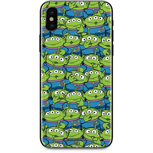 Disney Toy Story Alien Collage iPhone XS Skin