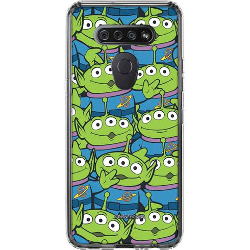 Disney Toy Story Alien Collage LG K51/Q51 Clear Case