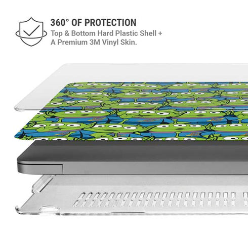 Disney Toy Story Alien Collage MacBook Pro 16in (2021-25) Case plus Skin