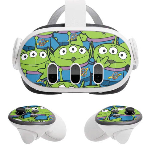 Disney Toy Story Alien Collage Meta Quest 3 Skin