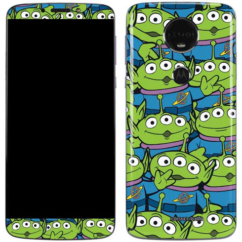 Disney Toy Story Alien Collage Moto E5 Plus Skin