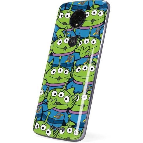 Disney Toy Story Alien Collage Moto E5 Plus Skin