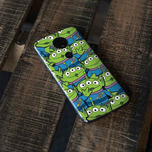 Disney Toy Story Alien Collage Moto E5 Plus Skin