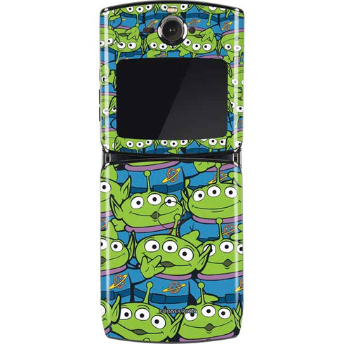 Disney Toy Story Alien Collage Motorola RAZR Skin