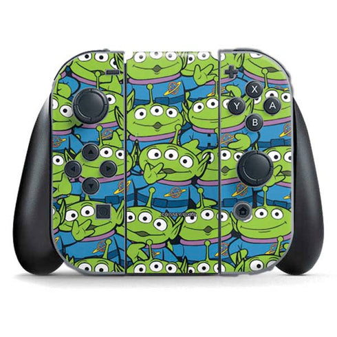 Disney Toy Story Alien Collage Nintendo Switch (2017-2021) Joy-Con Controller Skin