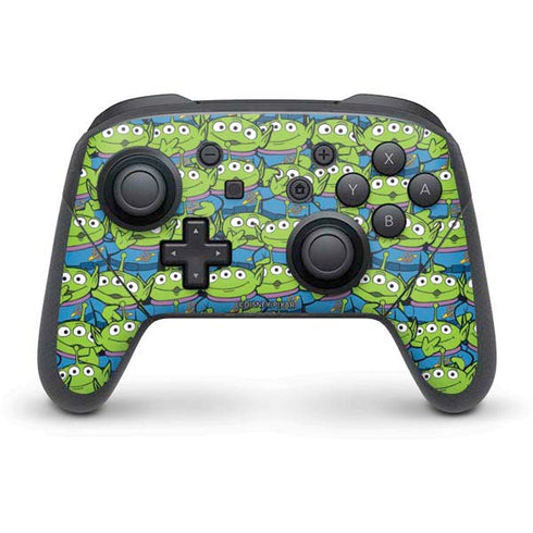 Disney Toy Story Alien Collage Nintendo Switch Pro Controller Skin