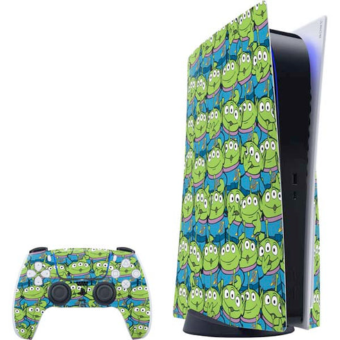 Disney Toy Story Alien Collage PS5 Bundle Skin